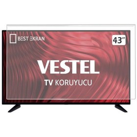 Resim Bestekran Vestel Uyumlu 43U9600 TV EKRAN KORUYUCU - Vestel Uyumlu 43" inç 108 Ekran Koruyucu 