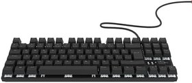 Resim Hawk Gaming HK410 Mekanik Switch 19 Mod RGB Kablolu Siyah TKL Türkçe Gaming Klavye (Mavi Switch) 