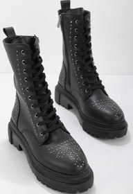 Resim Bambi Siyah Kadın Bot & Bootie K02503900809 