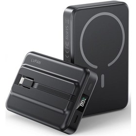 Resim 10000 Mah Kablosuz Manyetik Güç Bankası İphone Uyumlu 16 15 14 13 12 Magsafe Pil Amerika Birleşik Devletleri 10000mah Amerika Birleşik Devletleri 