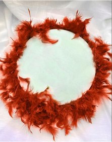 Resim Mia Luxurious Otrişli Deri Tef 22cm (Kına Aksesuarı & Kına Tefi & Kına Gecesi) 