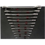 Resim Brio Anahtar Iki Ağız Set 12 Parça 6x7-30x32 Sünger Yataklı 