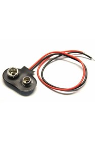 Resim Daix 9 Volt Pil Başlığı 9v Pil Yuvası Pil Yatağı 10 Adet 