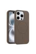 Resim artlab Art Joko İphone 15 Pro Max Kılıf Jully Magsafe Kapak - Kahverengi Lab 