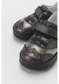 Resim Mnpc Kız Çocuk Siyah Hakiki Deri İlk Adım Günlük Ayakkabı Siyah (553874982) Siyah 