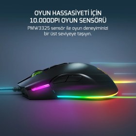 Resim Gamepower Ursa 10.000DPI 7 Tuş Rgb Optik Gaming Mouse 
