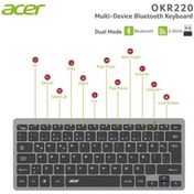 Resim TREND Acer OKR220 Siyah MultiDevice Dual Mode 2.4GHZ Bluetooth Klavye (Smart Tv)(Android) 