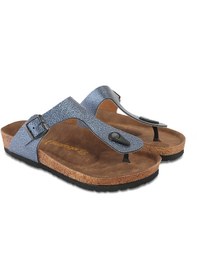 Resim Slazenger LUKE Kadın Parmak Arası Plaj Mavi Sim Terlik 