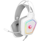 Resim Rampage X-Ranger Beyaz 7.1 Rgb Led'li Mikrofonlu Oyuncu Kulaklığı Gaming Kulaklık Profesyonel Kulaklık Surround 