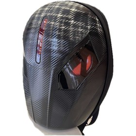 Resim shm Led Animasyonlu Gözlü Ekranlı Desenli Motosiklet Sırt Çantası 