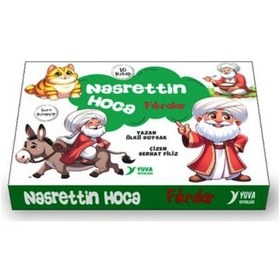Resim Yuva Nasrettin Hoca Fıkraları 1.sınıf Hikaye Seti 10lu 19,5x27cm 16şar Syf 