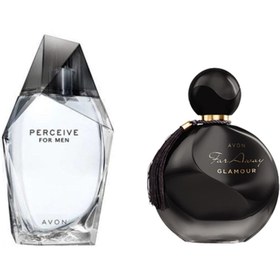Resim Avon Perceive Edt 100 ml Erkek Far Away Glamour (YENİ ŞİŞE) Edp 50 ml Kadın 2li Set 