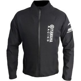 Resim Yamaha Softshell Ceket Mont Rüzgar Ve Su Geçirmez Siyah 