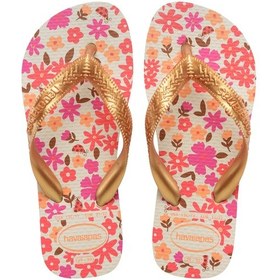 Resim Havaianas Kıds Flores Kız Çocuk Parmak Arası Terlik 4000052 4000052 1685 Altın 