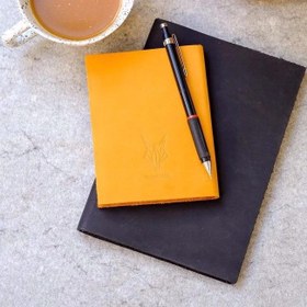 Resim Deri Defter A6 - Gri / Baş Harf Baskı İstemiyorum 