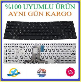 Resim HP Uyumlu P0E94Ea Klavye Tuş Takımı Siyah Tr 