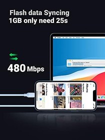 Resim UGREEN USB-C Lightning Kablo Mavi 1 m MFi Test Edilmiş Power Delivery Tip C Lightning Şarj Kablosu Silikon Jel iPhone 13 iPhone SE 3 iPhone 12 iPhone 11 iPad 2021 AirPods Pro AirPods Max ile Uyumlu 