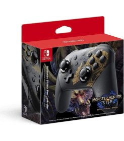 Resim Byoztek Nintendo Switch Pro Controller - Monsterhunter Rise Edition 