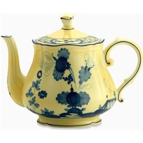 Resim Ginori 1735 Çaydanlık Porselen 680ml Oriente Italiano Koleksiyonu Şık Desen Kapaklı Çaydanlıklar 27 Çok Renkli 