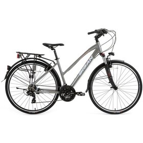 Resim Bisan 8200 City Şehir Bisikleti 45 Cm V 700c 21 Vites Açık Metalik Gri Beyaz Pembe Gri 