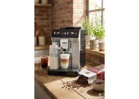 Resim Delonghi 50’den Fazla Sıcak, Soğuk Kahve Eletta Explore Tam Otomatik Kahve Makinesi - Cold Brew - To Go Özelliği - Gümüş - 2kg Kahve ECAM450 