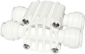 Resim Su Arıma Cihazlarında Kullanılan 4 Girişli Shut Off Valf 3/8 İnch 