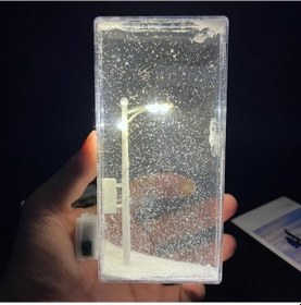 Resim Sokak Lambalı Kar Küresi Demonte 