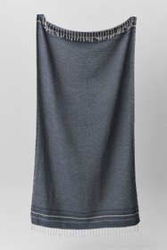 Resim Perla Keten Peştemal - Lacivert / 100x170 cm 