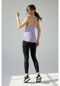 Resim Scorp Aura Sırt Detaylı Kadın Spor Atlet Lila Renkli 