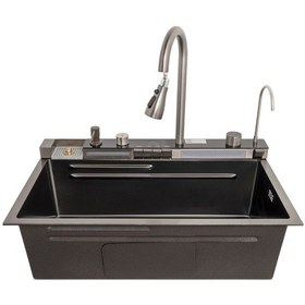 Resim Staxx Power Mıa 304 Paslanmaz Çelik Akıllı Dijital Göstergeli Evye 