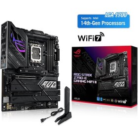 Resim Asus ROG Strix Z790-E Gaming WIFI II Intel Z790 8000 MHz (OC) DDR5 Soket 1700 ATX Anakart 