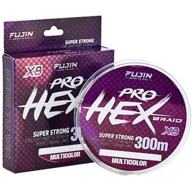 Resim Fujin Pro Hex 8x 300mt. Multicolor İp Misina 0.16 MM 