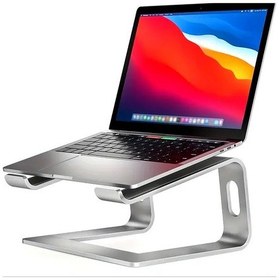 Resim Xuweiwei Pembe Laptop Stand Ergonomik Alüminyum Detachable Bilgisayar Stand Macbook Air Pro Uyumlu 