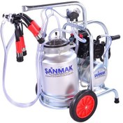 Resim Tek Sağım Süt Sağma Makinası Tek Güğüm - Alüminyum 