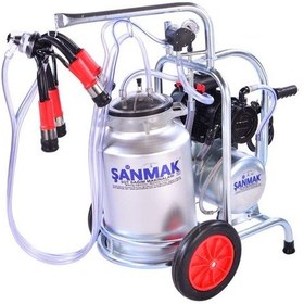 Resim Tek Sağım Süt Sağma Makinası Tek Güğüm - Alüminyum 