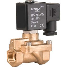 Resim Unox Buhar 220 V AC Normalde Kapalı Solenoid Valf (0,5-6 BAR) 