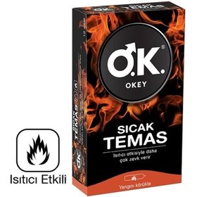 Resim Okey Prezervatif Sıcak Temas 10lu 