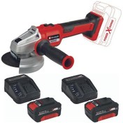 Resim Einhell Axxio Q18/115 2x4.0AH Akülü Kömürsüz Avuç Taşlama Makinesi 