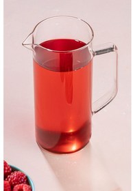 Resim Ateşe Dayanıklı Borosilikat Cam Sürahi Detoks Bitki Çayı Büyük Boy Kahve Cezvesi 800 Ml 