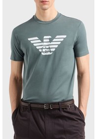 Resim Emporio Armani Erkek T Shirt 8n1tn5 1jpzz M9061 Yeşil Yeşil 