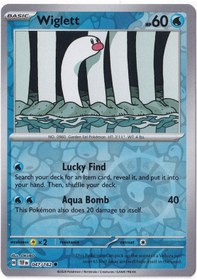 Resim Wiglett Reverse Holo 047/162 - Temporal Forces - Pokemon Kartı Mint 