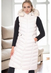 Resim Z9684 Dewberry Bayan Yelek-beyaz Beyaz 
