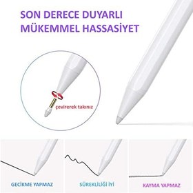 Resim Dijital Şarjlı Avuç İçi Algılamayan Stylus Yedek Kalem Ucu Stylus Pen Spare Tip Yedek Uç 