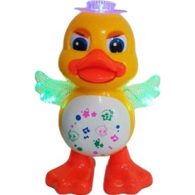 Resim Oyuncak Ördek Işıklı Sesli Müzikli Dans Eden Hareketli Ördek 