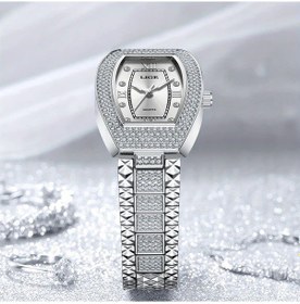 Resim Fochsia Lıge Erkekler İçin Gümüş Çelik Kordonlu Mavi Kadranlı Kronograf Ve Tarihli Spor Kuvars Saat Diğer 