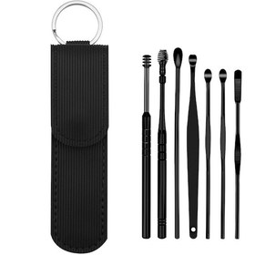 Resim Yifomall 7 Parçalı Paslanmaz Çelik Kulak Temizleme Seti - Kulak Bakımı Ve Kirini Giderme Aletleri 