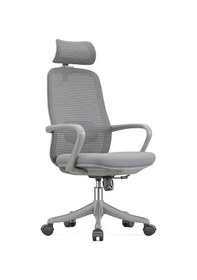 Resim Ofisbazaar Rose Manager Ergonomik Fileli Yönetici Koltuğu Ergonomik Başlıklı Ofis Koltuğu Gri Gri 