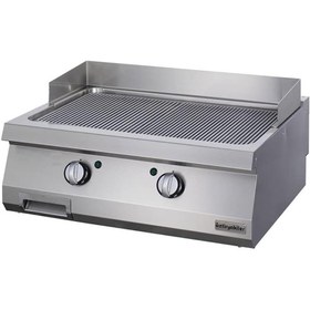 Resim Öztiryakiler Elektrikli Grill Plate, Oluklu,80x70x30 Cm, Krom Kaplı,Oge 8070 N C 