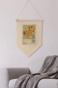 Resim Oturma Odası Pinterest Duvar Dekoru, Van Gogh Sanat Serisi, Kanvas Flama Askılı Duvar Örtüsü NO:449 - Renkli - 17 / 30 x 40 