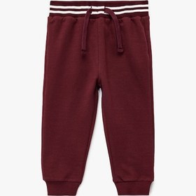Resim Koton Şardonlu Beli Bağcıklı Jogger Eşofman Altı Bordo 6wmb40090tk Bordo 